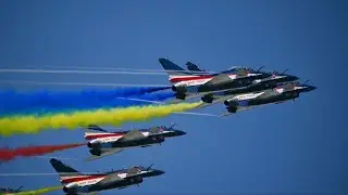 Chinese aerobatic team debuts overseas with newly commissioned jets