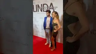 Minerva Casero y Nazareno Casero posan en la premiere de &ldquo;Linda&rdquo;