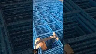 Epoxy wire mesh. #civilengineering #concrete #rcc #rebars #wiremesh #building #construction #shorts