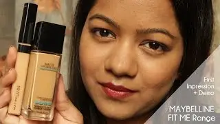 Maybelline Fit Me range: First Impression+ Demo | #RituRajput