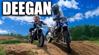 DEEGAN SHOWS ME THE FAST LINES AT MY TRACK!