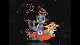 shri krishna animation background