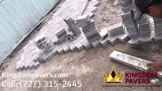 Custom Backyard Paver Install . Kingdom Pavers