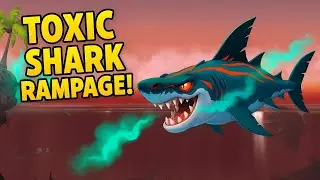 🦈 Toxic Shark Rampage! | Hungry Shark Evolution Gameplay#trending #HungrySharkEvolution #SharkAttack