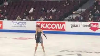 Alexandra Trusova FS Practice Skate America 2021