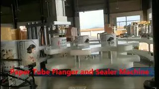 Flanger and Seamer  Machine for Paper Tube/Can , with Strong and Well Seaming Lid Performance (2021)