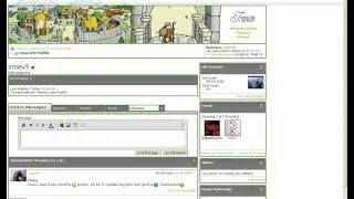 How to send a message on Travian Forum