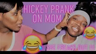 HICKEY PRANK ON MOM *SHE FREAKED OUT* #prank #lol