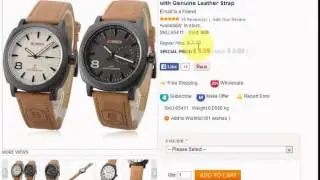 Curren 8139 Chronometer Quartz Fashion Watch with Genuine Leather Strap