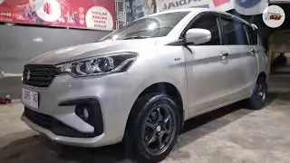 Modifikasi Ertiga menggunakan R16 Type C 🔰 Lebar 7 Et.38 ban 205/50sx2