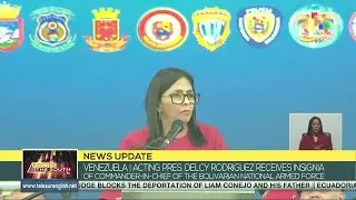 Delcy Rodriguez | &ldquo;I want all of you to convey, that our priority is the peace of this people&rdquo;