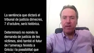 Thanassis Kampagiannis, advocat de l&rsquo;acusaci&oacute; popular: Alba Daurada a la pres&oacute;!