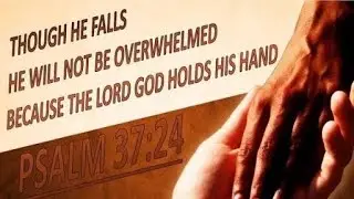For the Lord upholds him with His hand#motivation #christianmessages 
