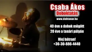 Doboktatás | A halál életben van | JazzTrapPunk | Dobtanár