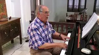 Marouf Nadir çan'a Algérienne -Nouba Raml Achiyya  piano et chant interprétation libre