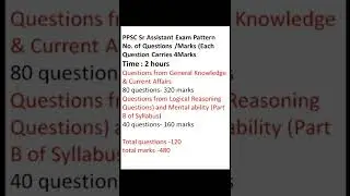 PPSC senior assistant recruitment 2022#fee, marks scheme,eligibility#punjab govt jobs 2022