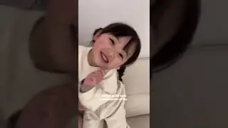 Toddler singing APT song by herself 😂#lisa  #blackpink #kids #apt #rose #blink #shorts #kidsvideo