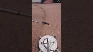 Resin bound driveway cleaning.