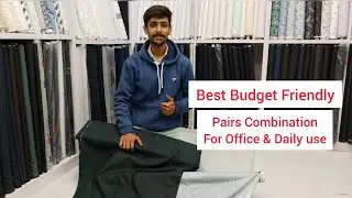 Best Budget Pairs | Plain | Checks and Printed With TR Pants. Finest Quality Fabrics At Affordable P