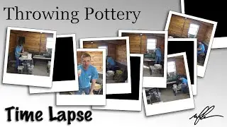 Throwing Pottery Time Lapse - 50 lb Large Vase
