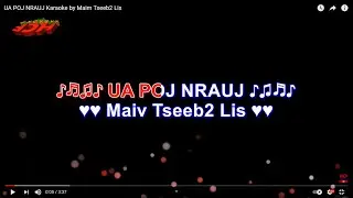 UA POJ NRAUJ Karaoke by Maim Tseeb2 Lis