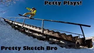 Pretty Sketchy Bro Snowboarding Game Gameplay!