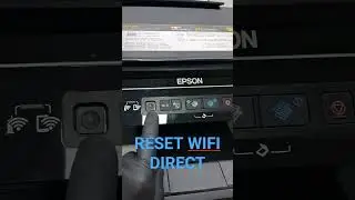 RESET WIFI DIRECT IMPRESSORA EPSON #shorts #epson #RESET #wifi