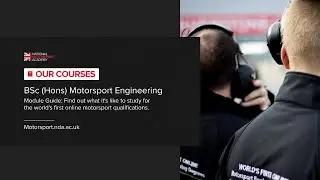 Курс: Бакалавр наук (с отличием) по специальности &laquo;Инженерия автоспорта&raquo;