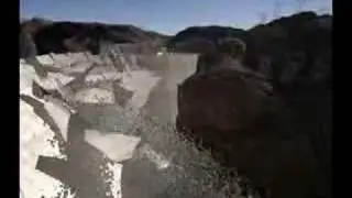 Hoover Dam break simulation - final render