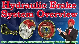 🚗 Hydraulic Brake System Overview in Hindi 🚗 | #HydraulicBrakeSystem #automobile #mechanical