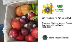 KMSA Finalist Constitutional Area 1: Hunger Project with SF-Marin Food Bank