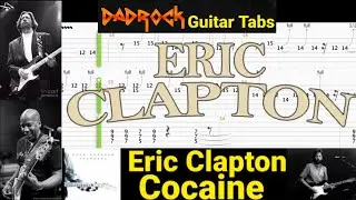 Cocaine - Eric Clapton - Guitar Backing Track (w/Tabs)(Request)