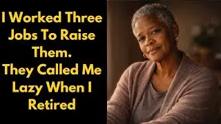I Worked Three Jobs To Raise Them. They Called Me Lazy When I Retired