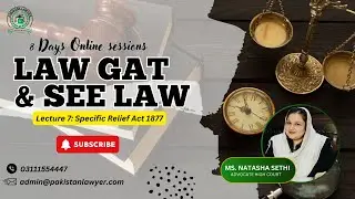 Specific Relief Act, 1877 For See Law