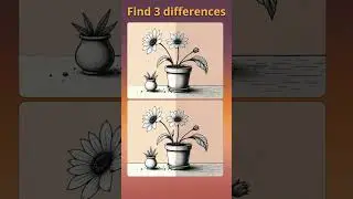Find 3 Differences &ndash; Spot the Difference Challenge  #Shorts Can You Beat This Challenge?