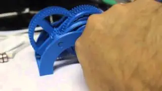Spring Motor Demonstration on a Uglymonkey 3D printer