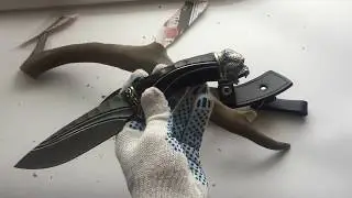 Тест ножа из дамасской стали. ПОСМОТРИ и ПОЛУЧИ его в ПОДАРОК!