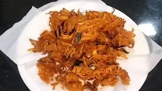 Onion Pakoda Snack Recipe 