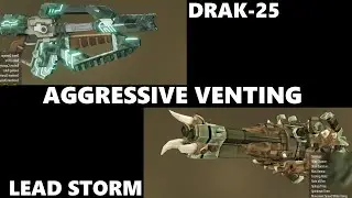 Aggressive Venting on minigun/drak effective range comparison