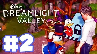 Helping Scrooge McDuck Rebuild His Shop | Let's Play: Disney Dreamlight Valley | Ep 2