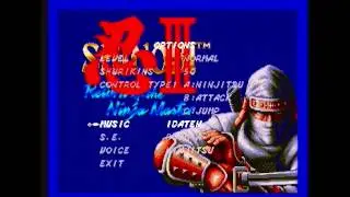 Official Sega Genesis and ATGames Classic Genesis Console Audio Comparison #2 - Shinobi III