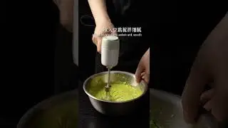 No-Bake Matcha Tofu Cheesecake 🍵 | Guilt-Free Japanese Dessert Recipe #shorts