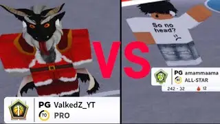 AMA VS VALKEDZ (close match🔥🔥) Roblox hoopz!