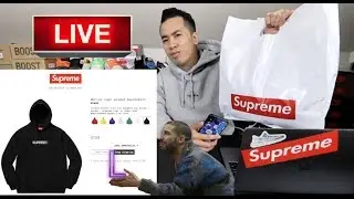 LIVE COP SUPREME SS20 MOTION LOGO HOODIE DROP INSTANT L !!!