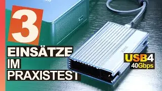 3 EINSÄTZE für ein USB4 NVMe SSD-Gehäuse! — ZIKE ZikeDrive Z666