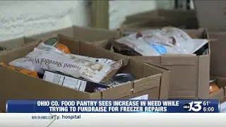 Ohio Co. Food Pantry sees increase in need while trying to fundraise for freezer repairs