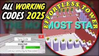 Effortless Tower Codes August 2025 ⚠️New⚠️ ALL WORKING Roblox Effortless Tower Codes 2025