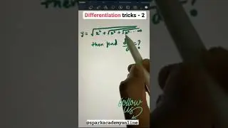 Differentiation Super trick for EAPCET/EAMCET 2026,JEE 2026.Share with all #eapcet2026 #jee2026