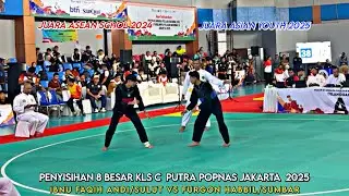 Sengit Duel Juara Furgon Habbil/Sumbar vs Ibnu Faqih Andi Abdillah/Sulut - POPNAS 2025
