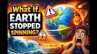 What If Earth Stopped Spinning? 🌍😱